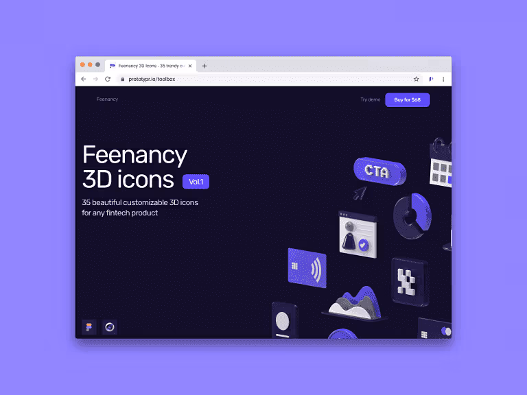 Brand logo for external website's link